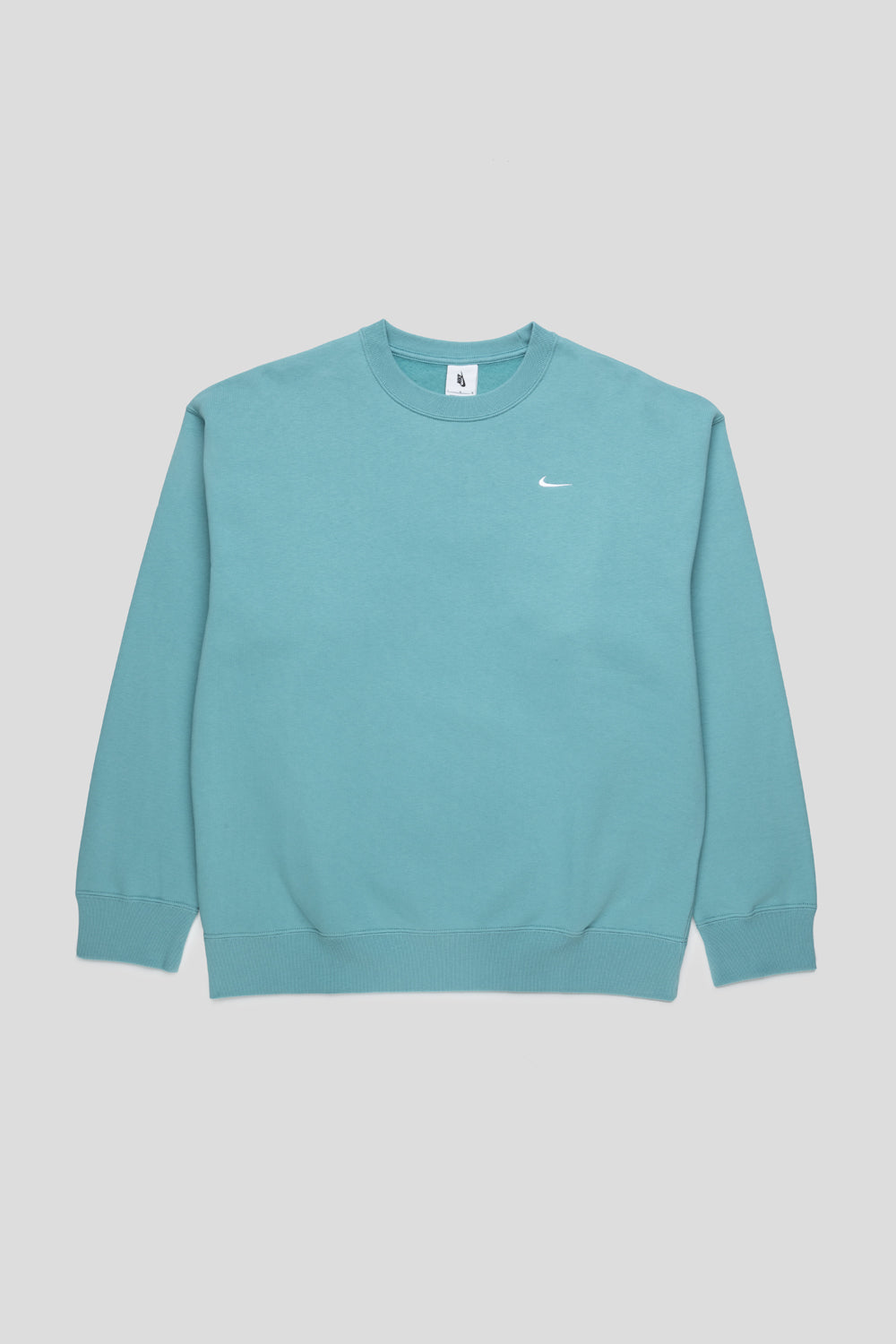 Solo Swoosh Fleece Crew 'Denim Turquoise'