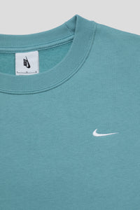 Solo Swoosh Fleece Crew 'Denim Turquoise'