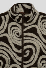 Load image into Gallery viewer, Swirls Jacquard Zip Jacket