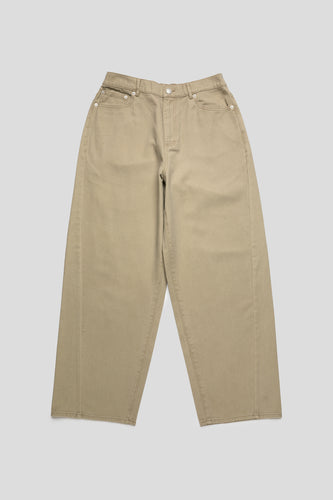 Leah III Baggy Denim 'Milk Tea Faded Wash'