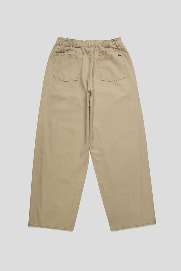 Leah III Baggy Denim 'Milk Tea Faded Wash'