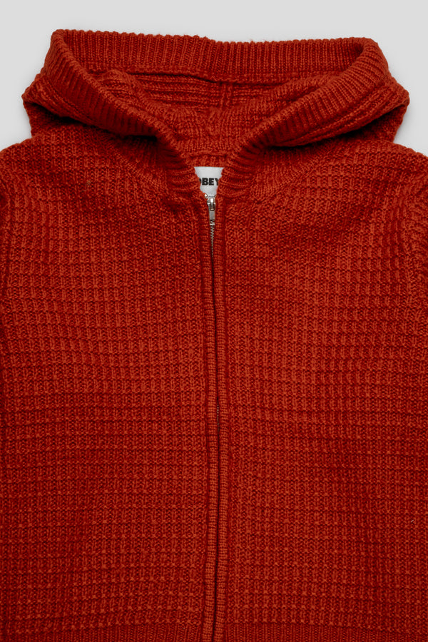 Glenda Hood Zip Sweater