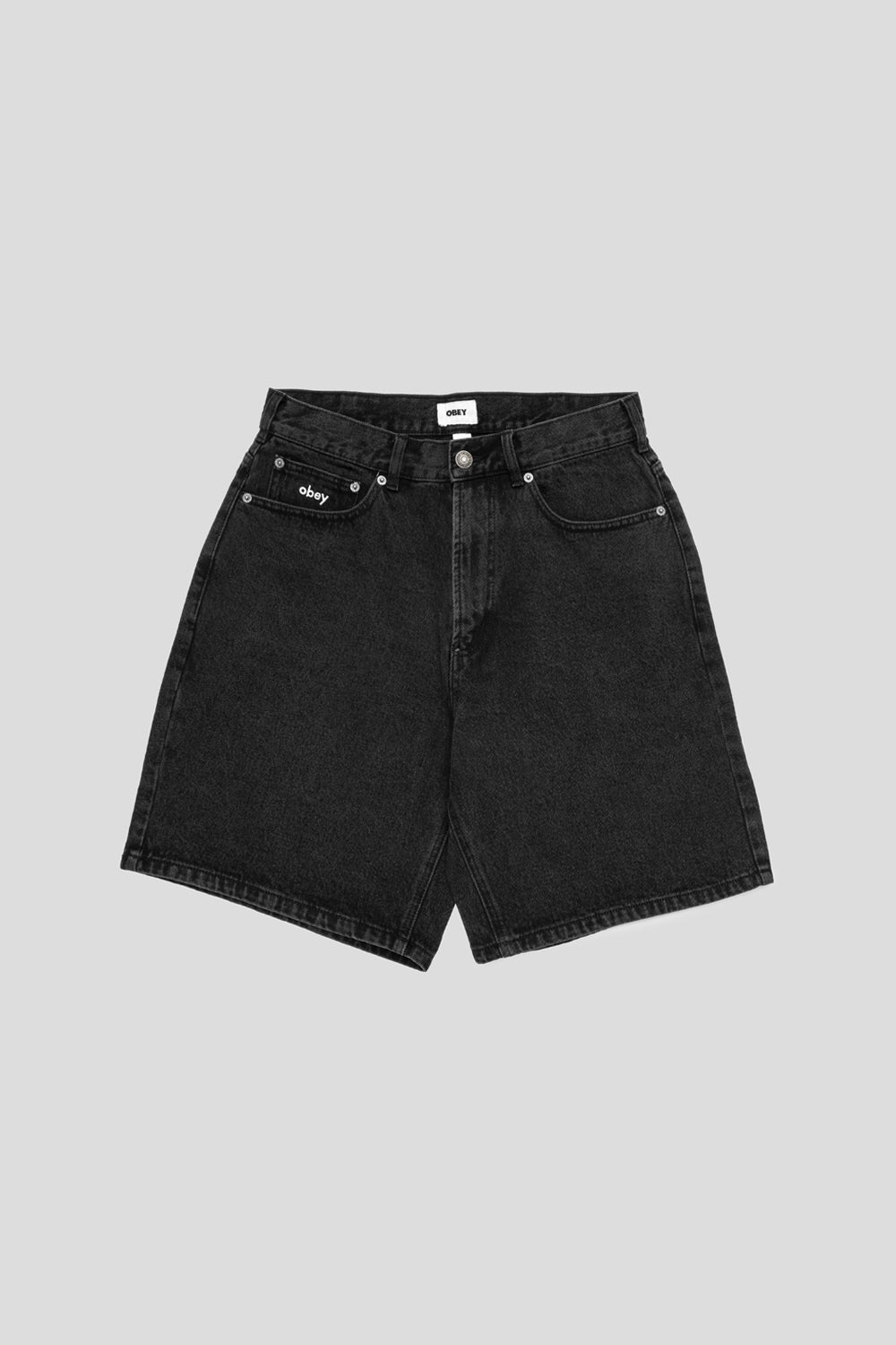 Bigwig Baggy Denim Short 'Faded Black'