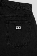 Load image into Gallery viewer, Bigwig Baggy Denim Short &#39;Faded Black&#39;