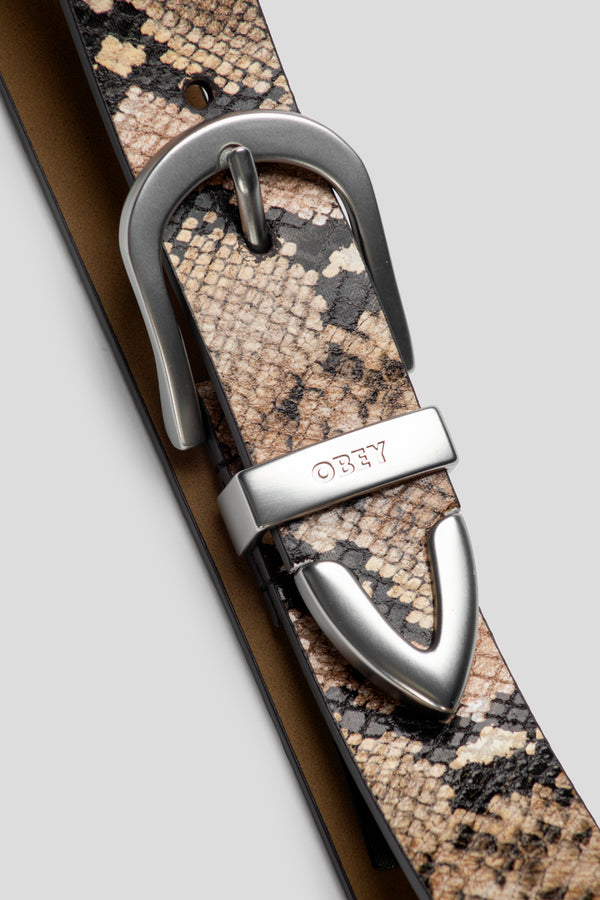 Classic Leather Belt 'Snake'