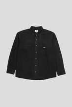 Load image into Gallery viewer, Obey Charlie Denim Woven Shirt 'Faded Black'