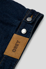 Charger l'image dans la galerie, Obey Workshop Jacket 'Rinse Indigo'
