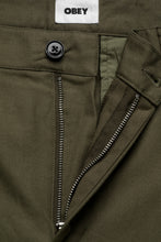 Cargar imagen en el visor de la galería, Obey Dean Pleated Pant 'Stone Grey'