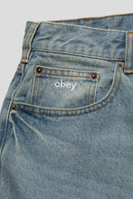 Load image into Gallery viewer, Obey Bigwig Baggy Denim Pant 'Archive Indigo'