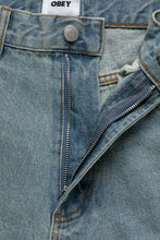 Load image into Gallery viewer, Obey Bigwig Baggy Denim Pant 'Archive Indigo'