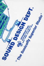 Load image into Gallery viewer, Sound Design Dept. Heavyweight Tee 'White'