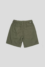 Load image into Gallery viewer, Foster Pleated Linen Short 'Smokey Olive'