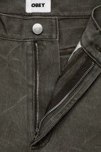 Load image into Gallery viewer, Bigwig Baggy Denim Short 'Black Olive Wrinkle Wash'