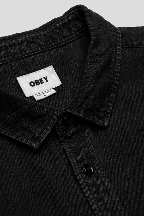 Owens Denim Shirt 'Faded Black'