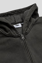 Load image into Gallery viewer, Lowercase Pigment Zip Hoodie 'Pigment Digital Black'