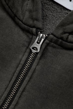 Load image into Gallery viewer, Lowercase Pigment Zip Hoodie 'Pigment Digital Black'