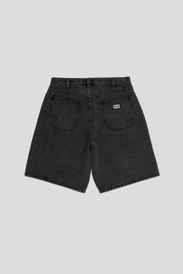 Bigwig Baggy Denim Short 'Washed Black'