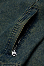 Cargar imagen en el visor de la galería, Obey Women's Rove Moto Jacket 'Yellow Tint Wash'