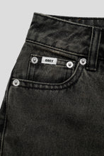 Charger l'image dans la galerie, Obey Women's Elara 5 Pocket Denim 'Black Mocha Wash'