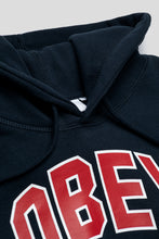 Cargar imagen en el visor de la galería, Obey Women's Studios Collegiate Hoodie 'Dark Navy'
