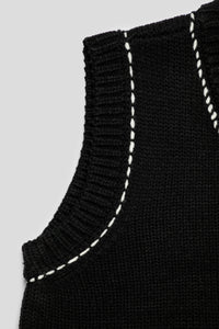 Murphy Sweater Vest 'Digital Black'