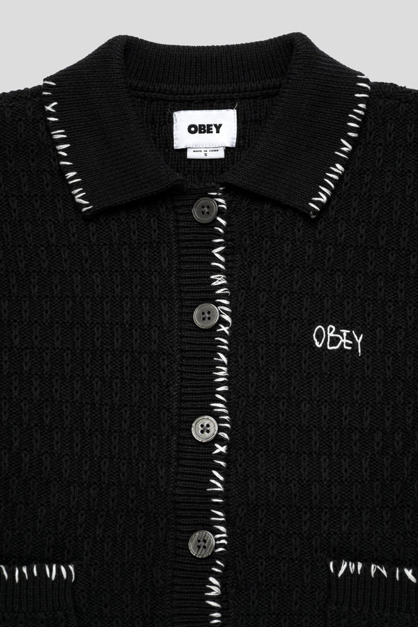 Women's Amelie Button Down Sweater 'Off Black'