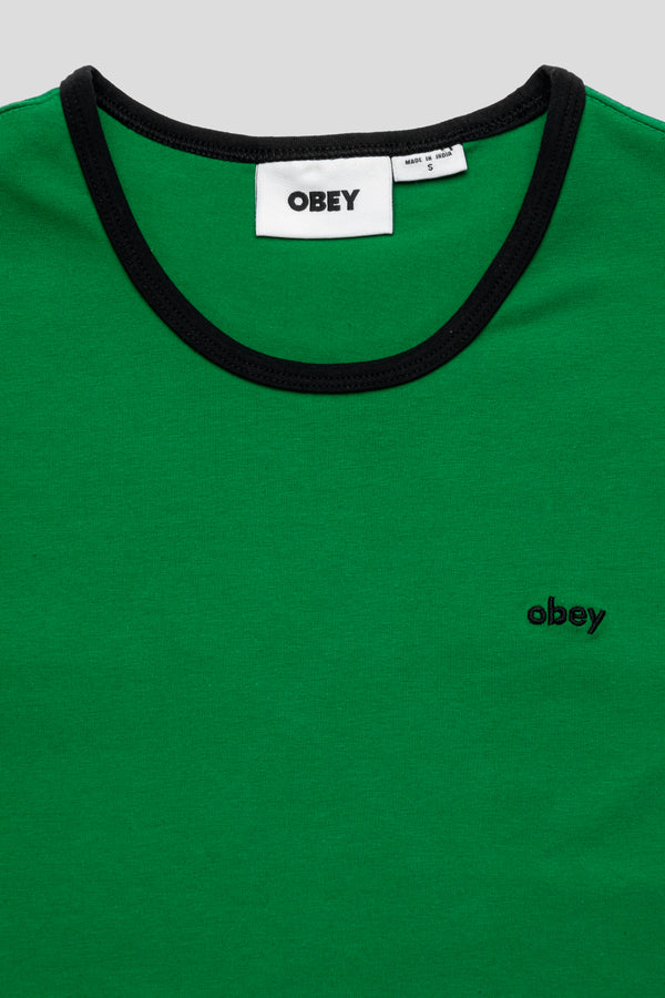 Women's Duvall Ringer Tee 'Green'