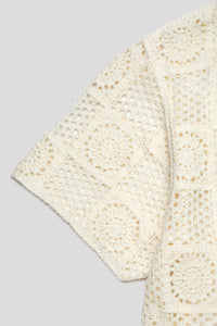 Agatha Crochet Knit Sweater