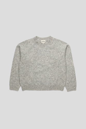 Teddy Bear Knit Sweater 'Light grey'