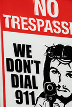 Load image into Gallery viewer, Trespass Tin Sign