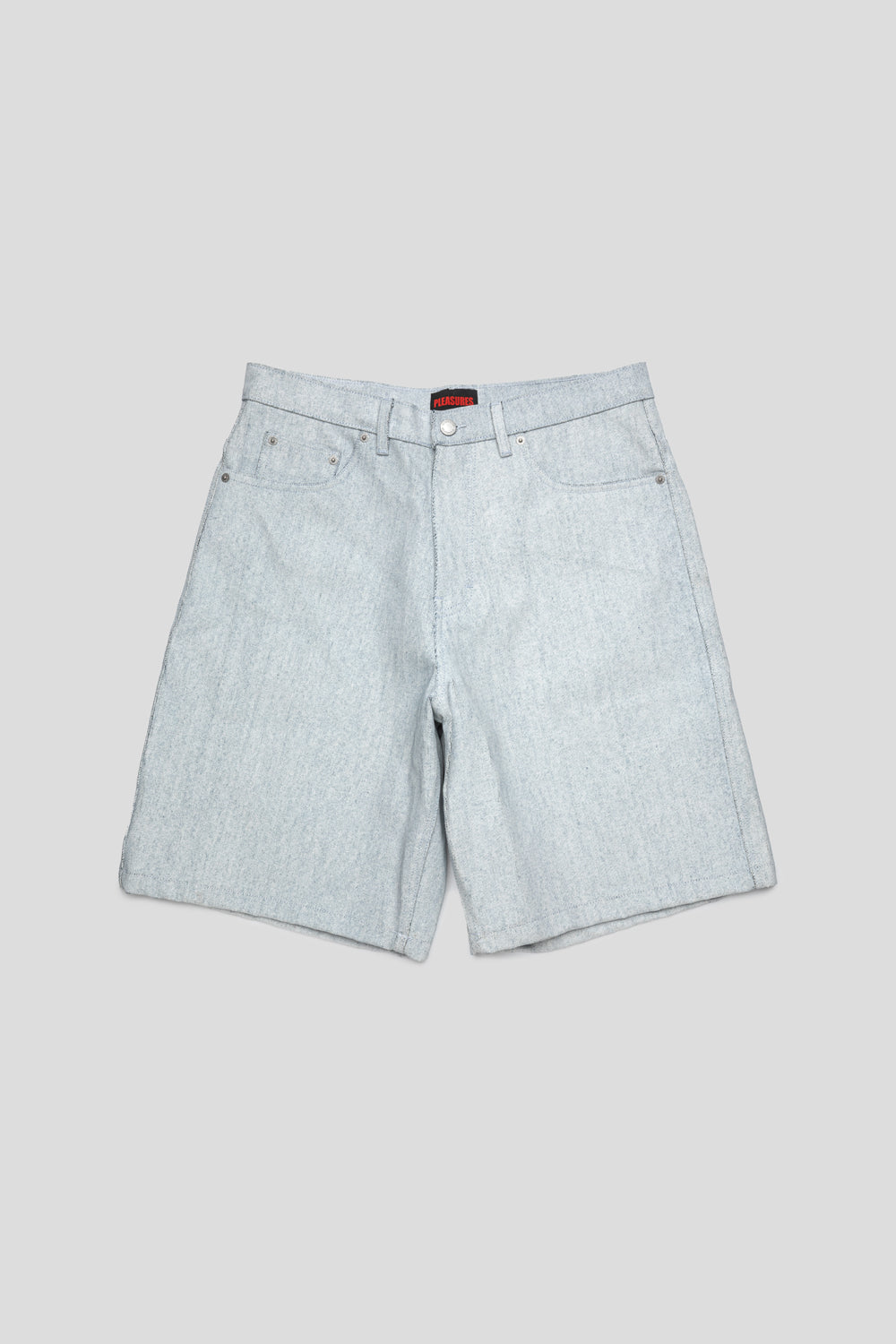 Pleasures Whiteout Baggy Jorts 'White' - P25SP031 – Foosh
