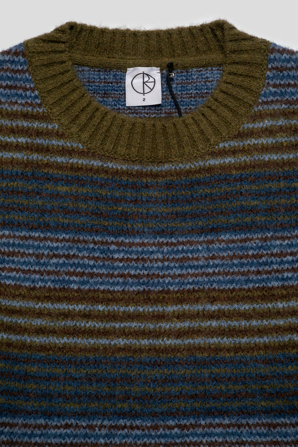 George Sweater 'Blue Green Stripe'