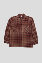 Load image into Gallery viewer, Flannel Mike LS Shirt 'Oxblood Check'
