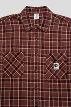 Load image into Gallery viewer, Flannel Mike LS Shirt 'Oxblood Check'