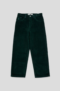 93! Corduroy Pants 'Dark Emerald'