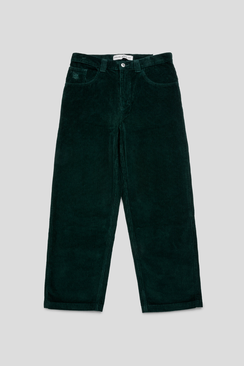 93! Corduroy Pants 'Dark Emerald'