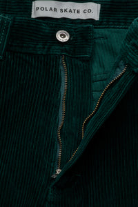 93! Corduroy Pants 'Dark Emerald'