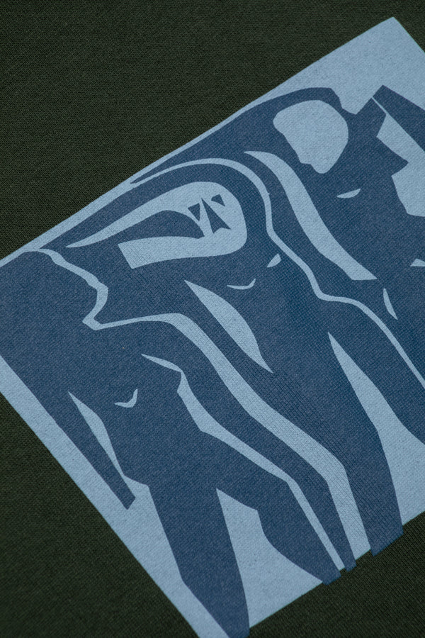 Cut Outs Tee 'Dark Olive'