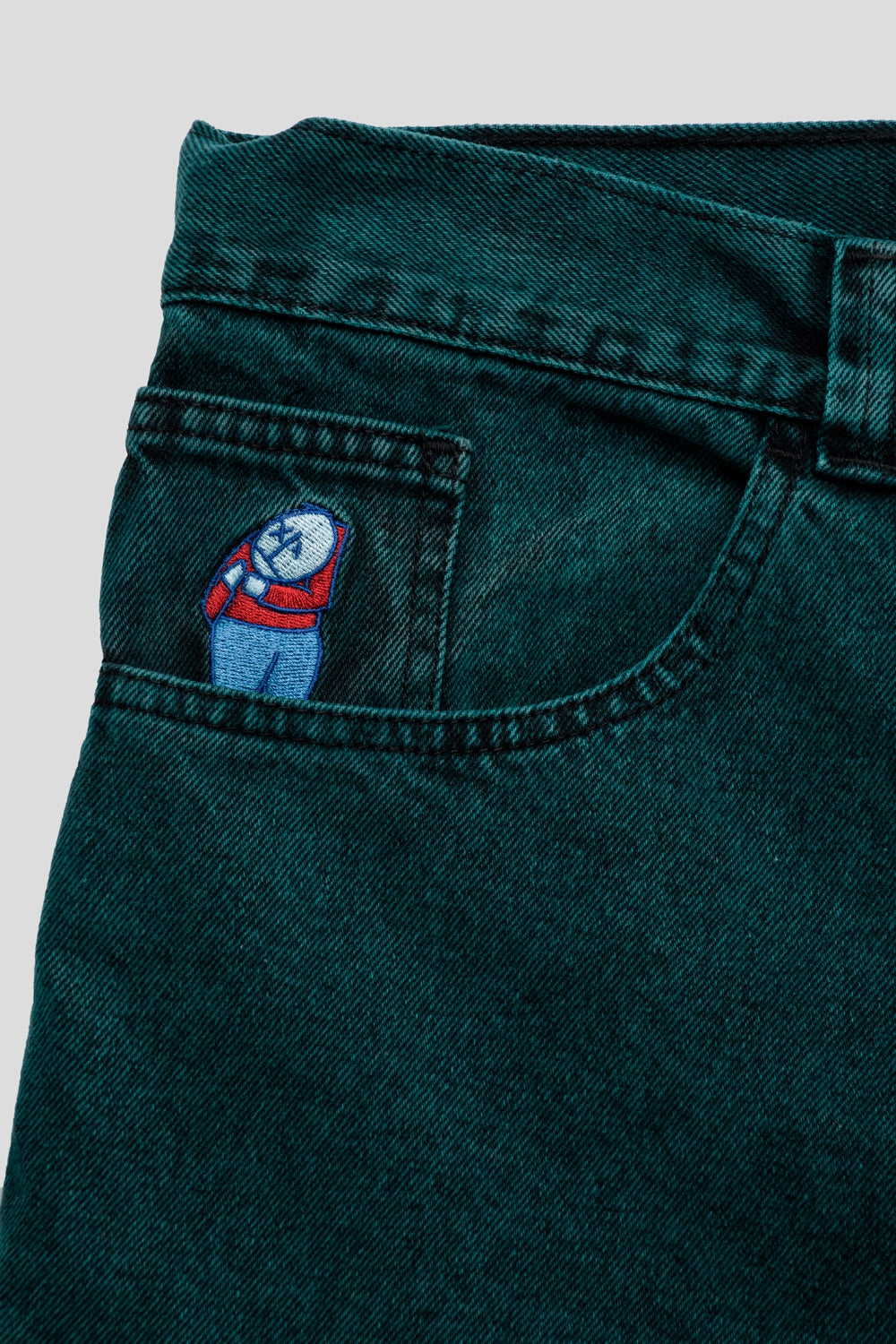 Polar Skate Co. BIG BOY JEANS TEAL BLACK | www.innoveering.net