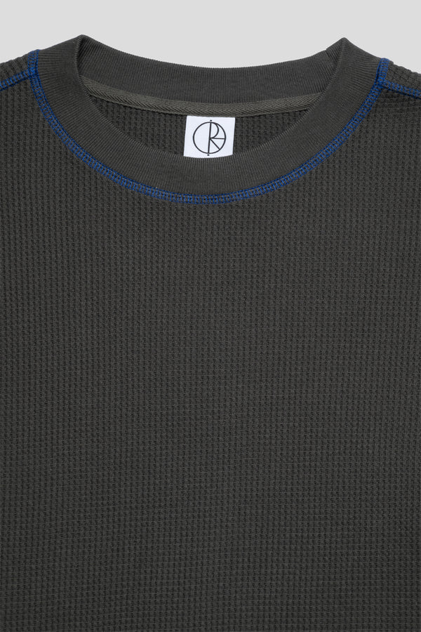 Dylan LS Tee 'Dirty Black / Blue'