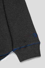 Load image into Gallery viewer, Dylan LS Tee 'Dirty Black / Blue'