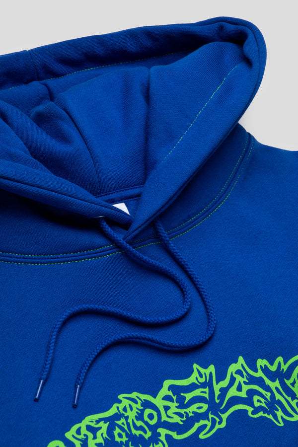 Crude Logo Contrast Dave Hoodie 'Egyptian Blue'