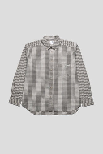 Ben Long Sleeve Shirt 'Ivory Check'