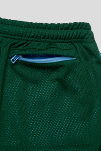 Two-Tone Mesh Short 'Forest / Victory Blue'