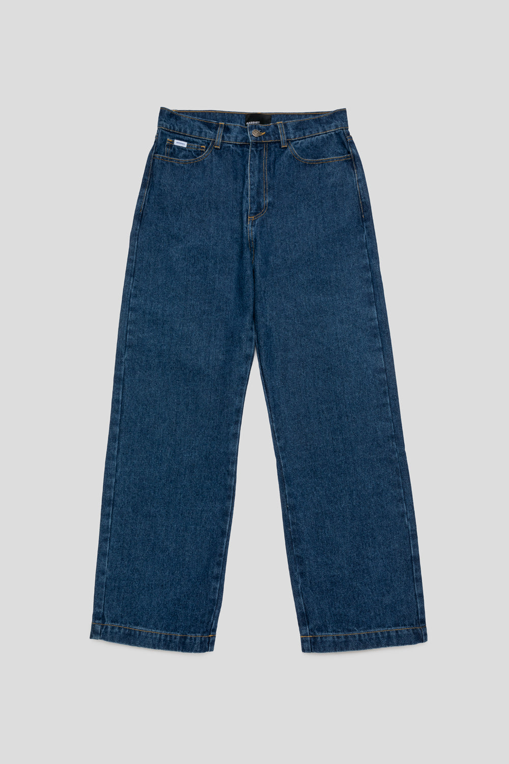 Rassvet Typo Classic Denim Trouser - Dark Blue – Foosh
