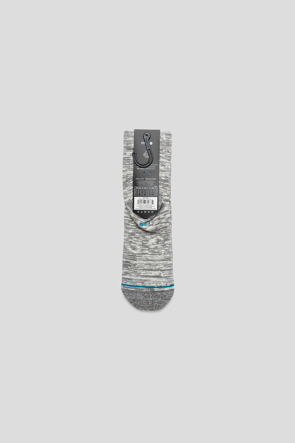 Unisex Slub Quarter Socks 'Grey'