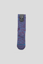 Load image into Gallery viewer, Men's Marled Crew Socks 'Capri Blue'