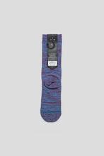Load image into Gallery viewer, Men's Marled Crew Socks 'Capri Blue'