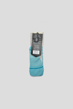 Load image into Gallery viewer, Women's Run Two Tone LT Quarter Socks 'Light Blue'