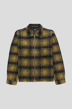 Load image into Gallery viewer, Wool Plaid Zip Shirt &#39;Yellow&#39;